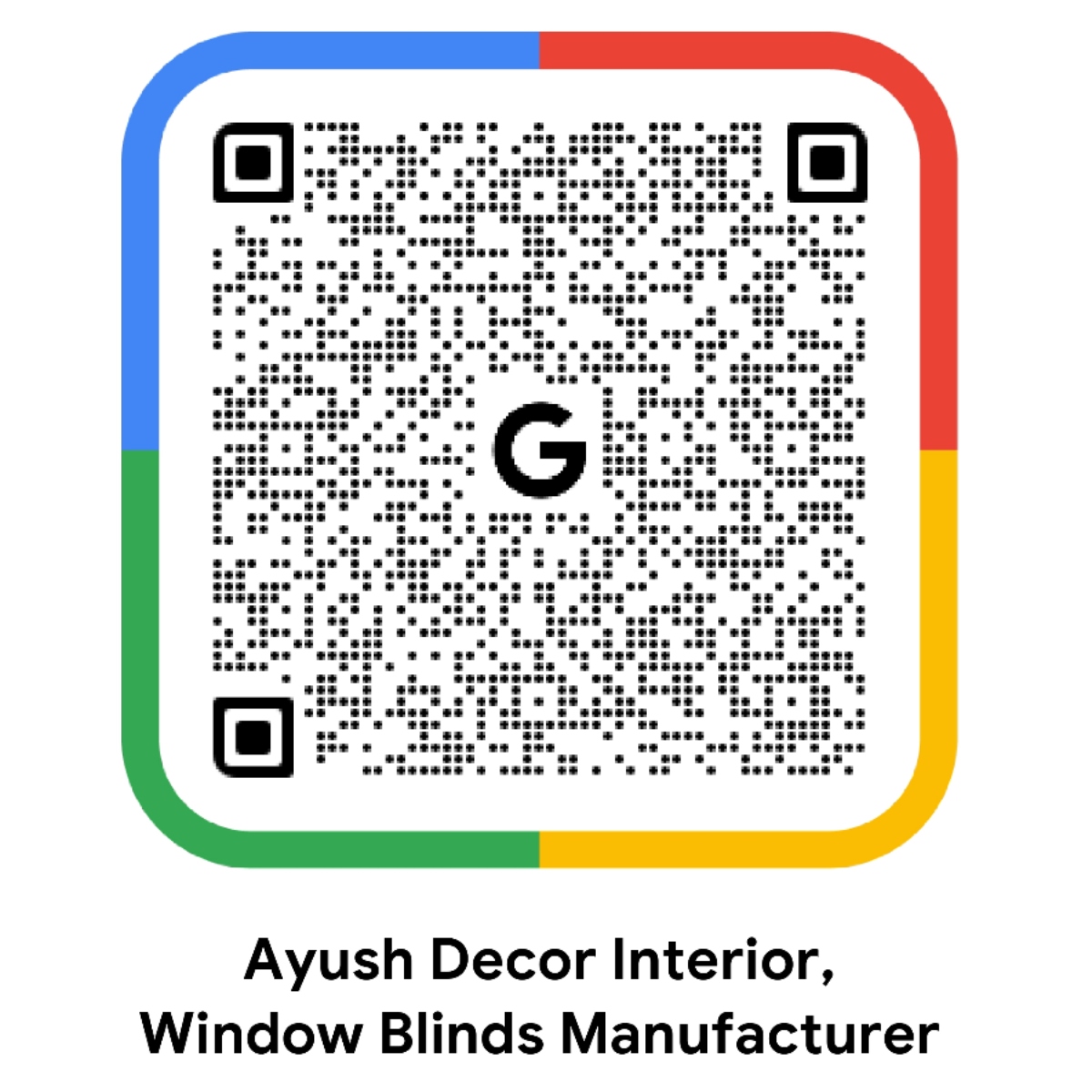 Ayush Decor Business QR